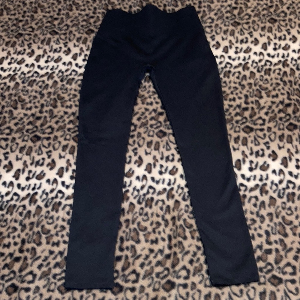 SPANX Leggings High Waisted Black Shapewear Tummy Control Women’s Size S
